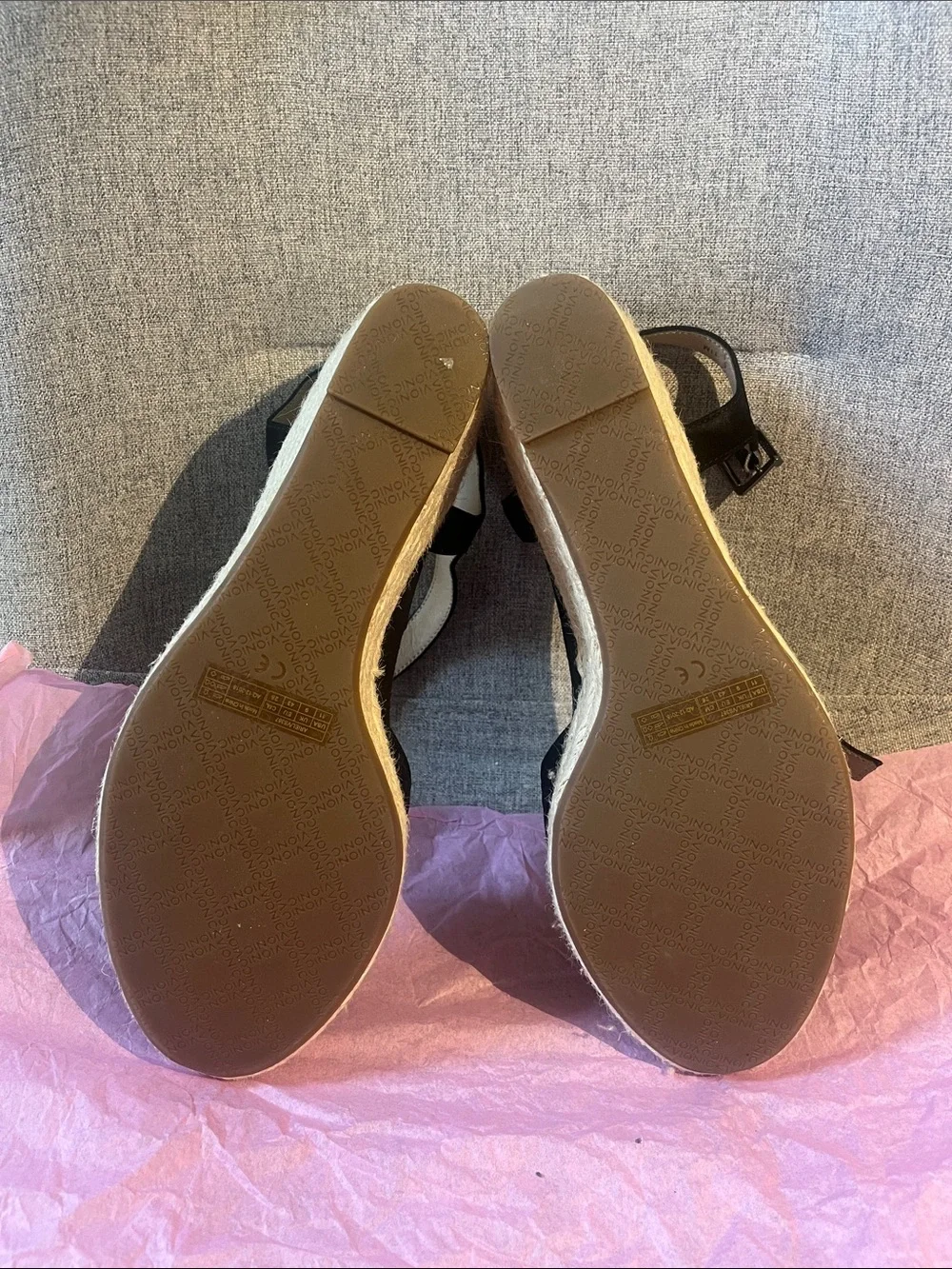 Vionic Espadrille Wedge Sandals